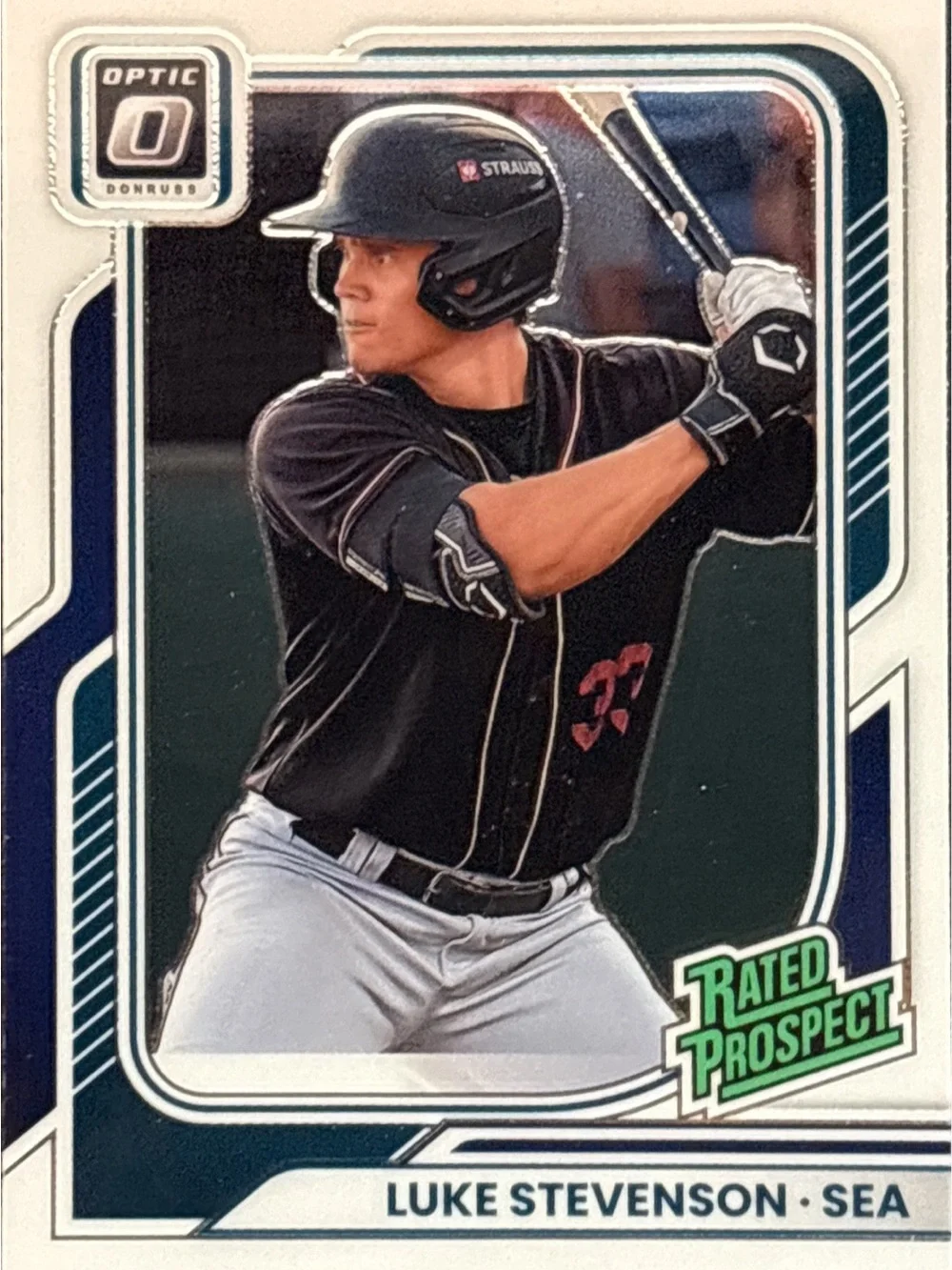 Panini Rated Prospect Luke Stevenson Baseball Card